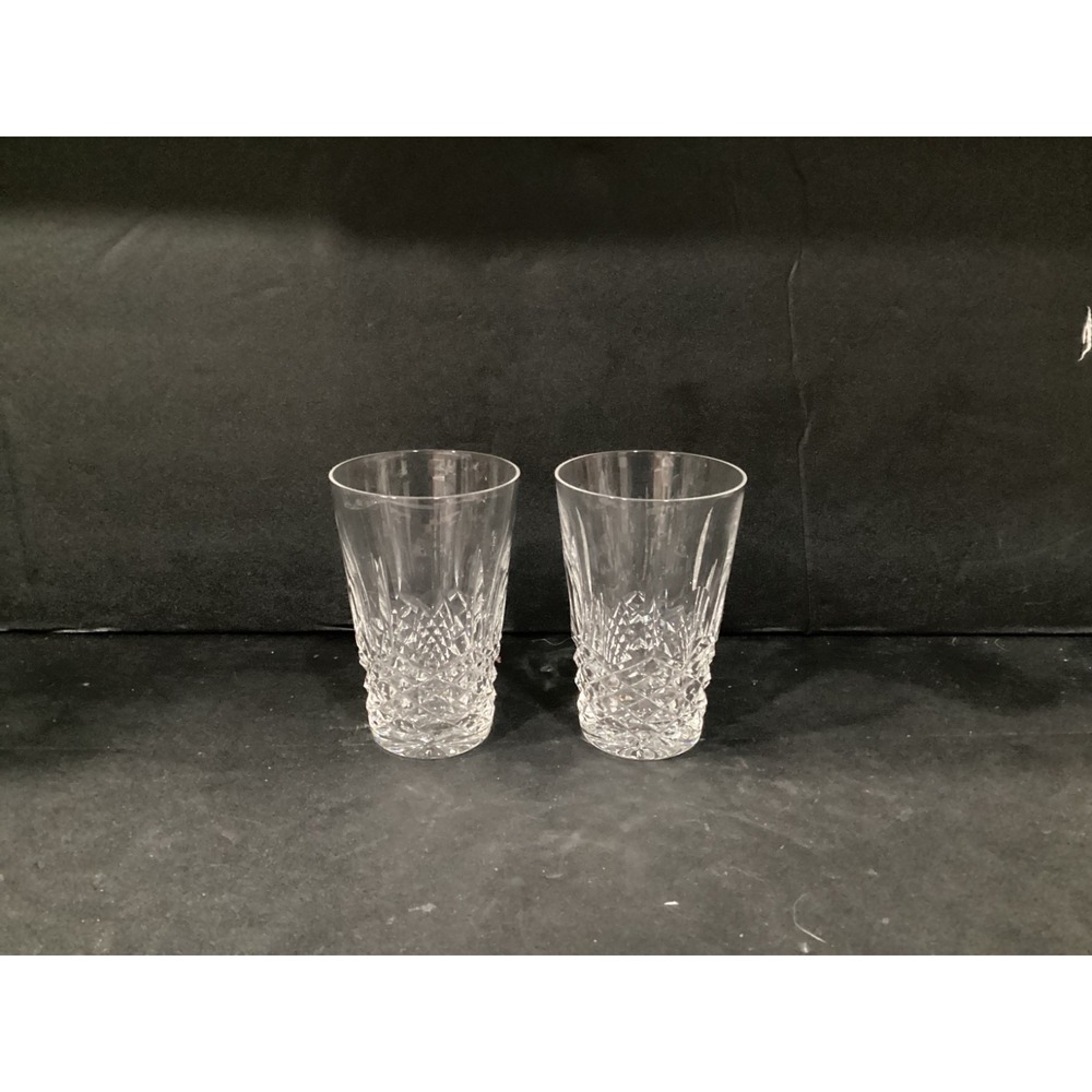 Set Of 2 Waterford Crystal KENMARE 12 oz Flat Tumbler 5"